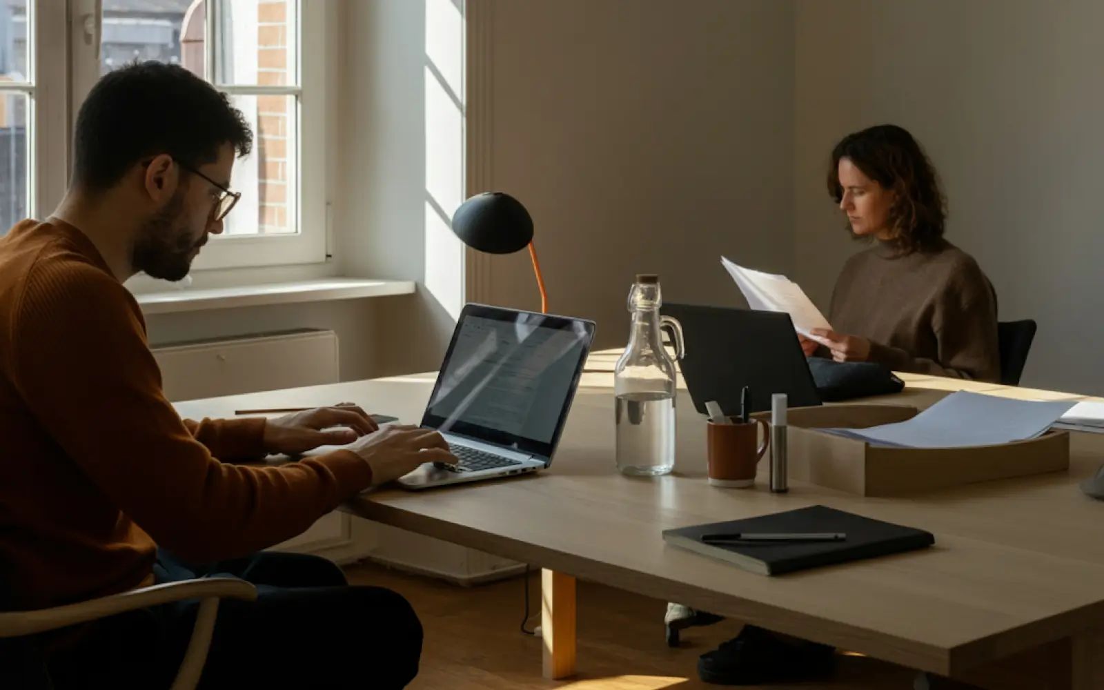 Web design company office