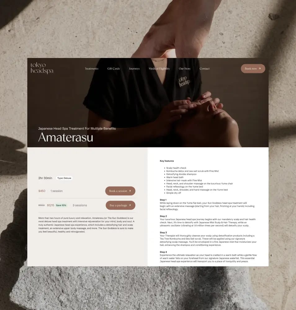 {"alt":"Tokyo Headspa Australia Website design and development in Sydney"}
